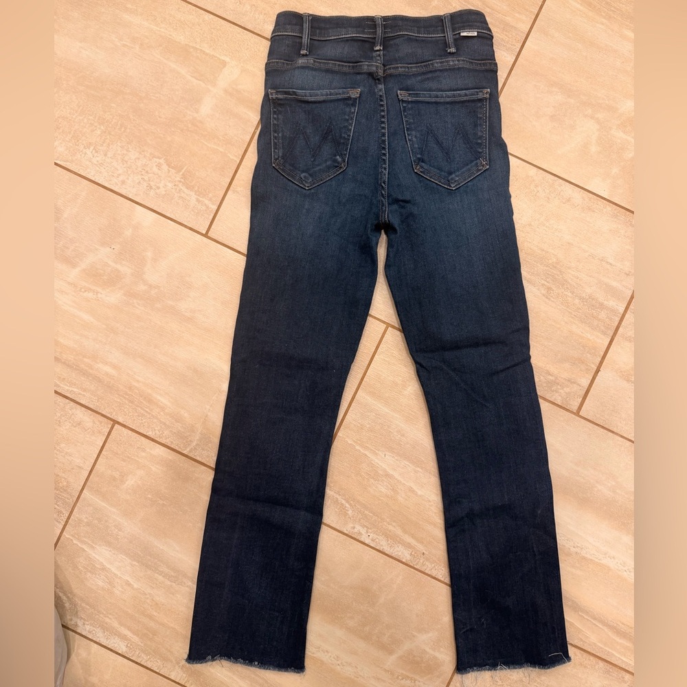 Mother The Hustler Ankle Fray Jeans Size 24